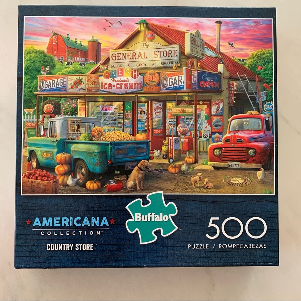 Americana Collection Country Store Puzzle 500 Pieces Buffalo 03710